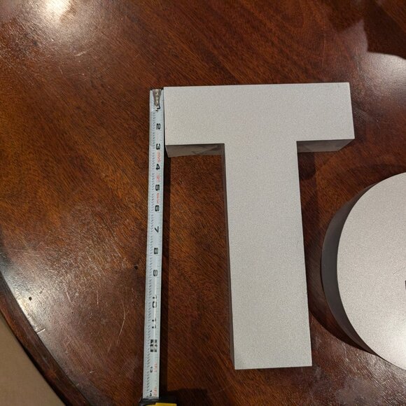 🧱 Industrial Metal Sign Letters – “Tech” – Sell as Set or Individually - Picture 2 of 11